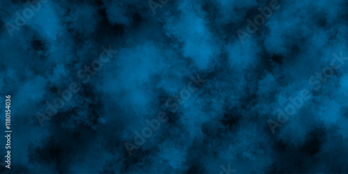 dark blue smoke background, navy blue watercolor and paper texture. beautiful dark gradient hand drawn by brush grunge background