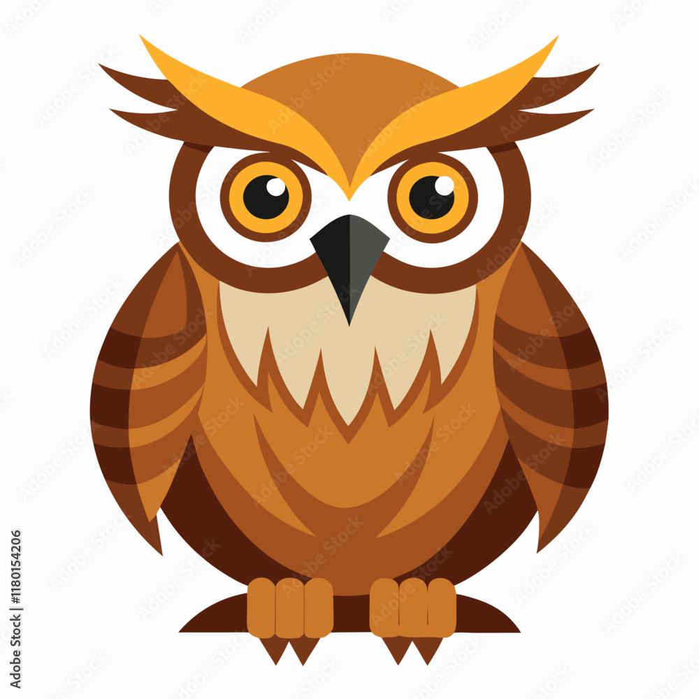 Minimalist White Owl Minimalist White Owl