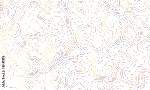 Topography background. Vector banner. Topography background. Vector geographic contour map. Topographic map patterns, topography line