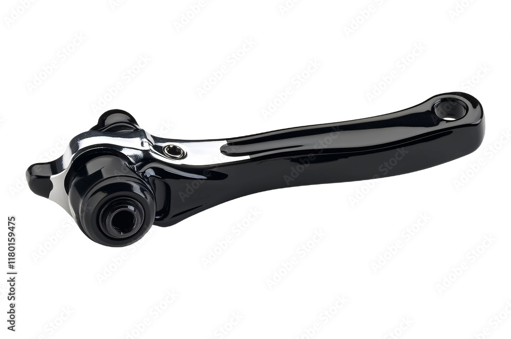 Cycling Gear Lever for Efficient Shifting - Isolated on White Background Cycling Gear Lever for Efficient Shifting - Isolated on White Background