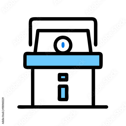 information stand icon design