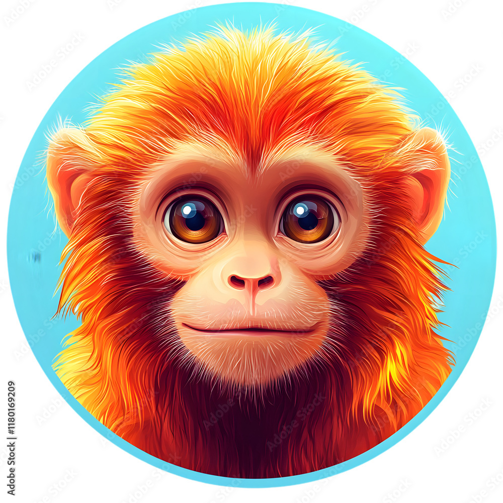 Animal, Uacari Monkey, Amazon Rainforest, Nature, Art, Image, with Transparent Background PNG, for Stickers, T-Shirt Print, Cap, Mug, Flip Flops, Mousepad, Transparent PNG Animal, Uacari Monkey, Amazon Rainforest, Nature, Art, Image, with Transparent Background PNG, for Stickers, T-Shirt Print, Cap, Mug, Flip Flops, Mousepad, Transparent PNG