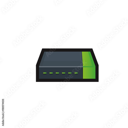 Router modem icon flat vector design