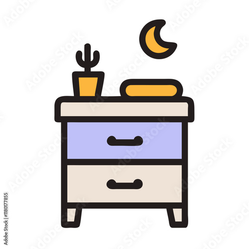 nightstand icon design