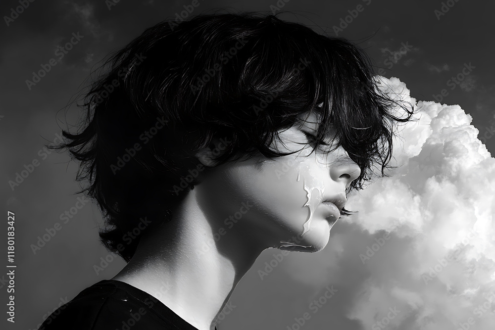 A realistic depiction of a child crying, showing tears streaming down their face, expressive emotions, and a vulnerable moment, emphasizing innocence and raw emotion. A realistic depiction of a child crying, showing tears streaming down their face, expressive emotions, and a vulnerable moment, emphasizing innocence and raw emotion.