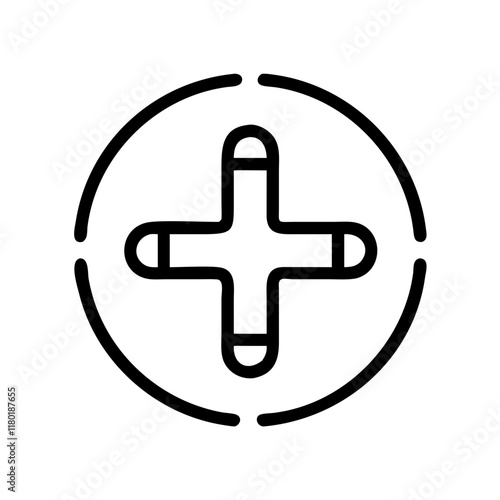 plus sign icon design