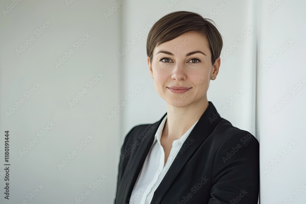 Confident woman in professional attire, exuding poise and determ Confident woman in professional attire, exuding poise and determ