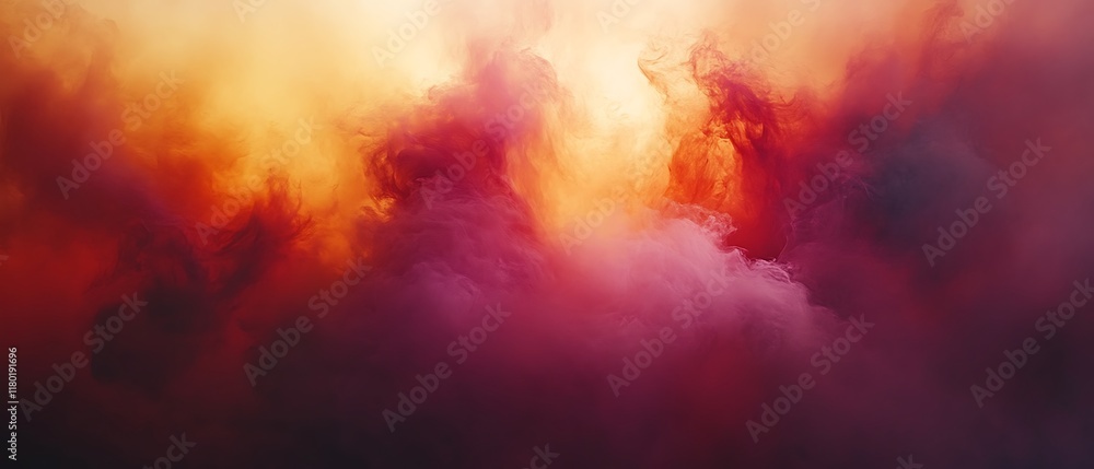 Vivid, colorful smoke cloudscape. Vivid, colorful smoke cloudscape.