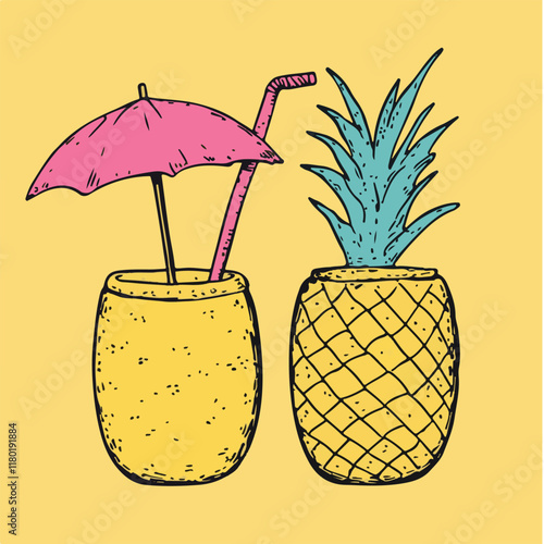 Pineapple Icons: From Simple Silhouettes, Colorful Icons, and Fun Characters to Adorable Mascots.