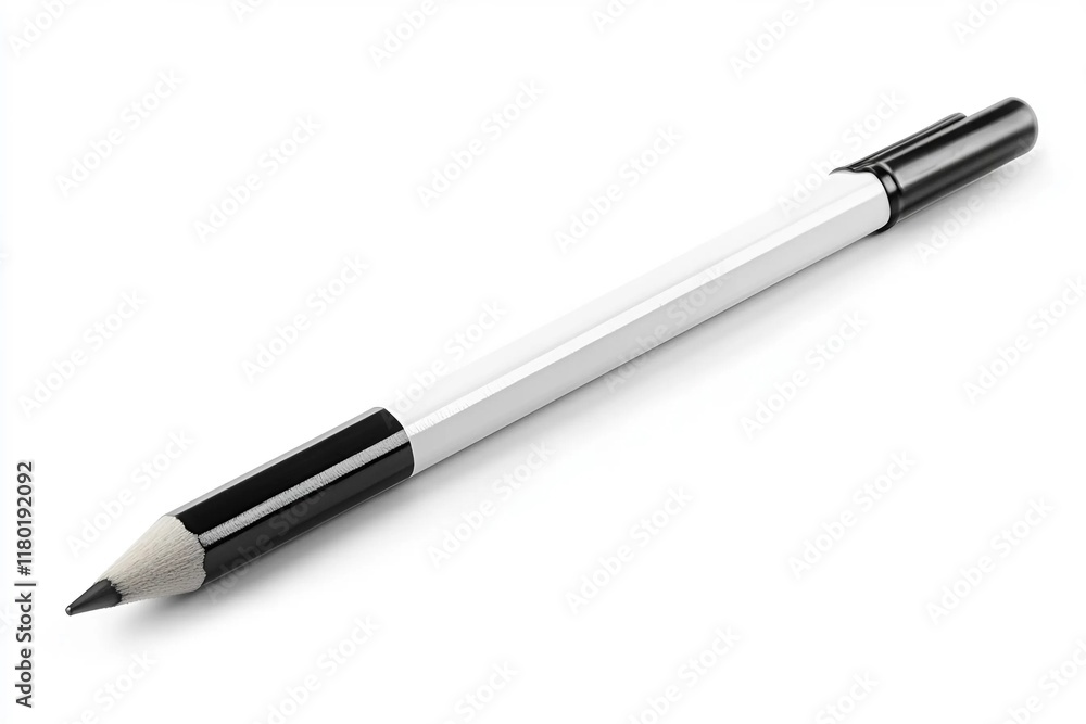 white notepad with black pencil isolated
white notepad with black pencil isolated