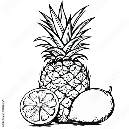 Pineapple Icons: From Simple Silhouettes, Colorful Icons, and Fun Characters to Adorable Mascots.