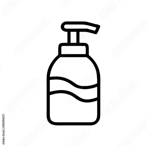shampoo dispenser icon design