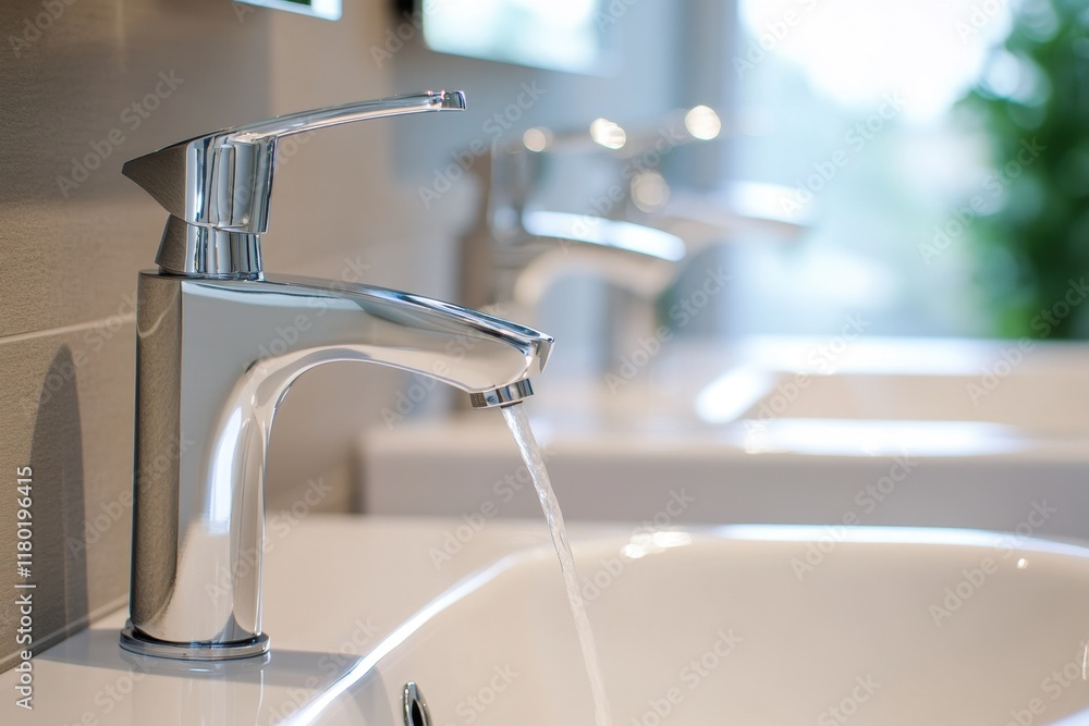 Contractors installing modern sinks and faucets in a beautifully renovated bathroom space Contractors installing modern sinks and faucets in a beautifully renovated bathroom space