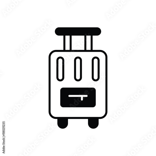 Suitcase  vector icon