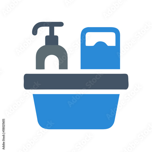 shower caddy icon design
