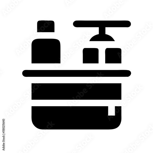 shower caddy icon design