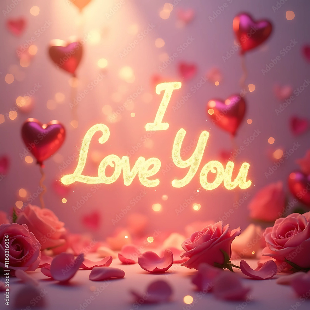 Romantic Glow: A Heartfelt Declaration of Love Romantic Glow: A Heartfelt Declaration of Love