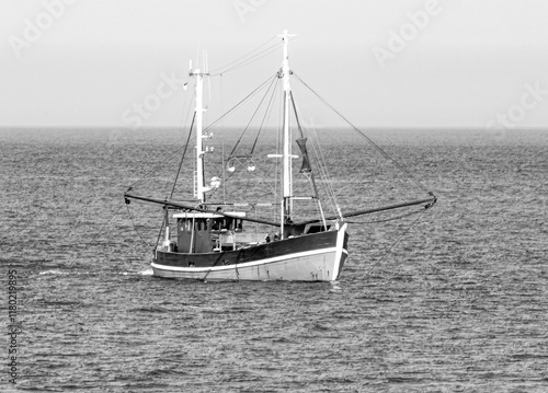 Obraz na płótnie Crab boat for crab fishing in the North Sea w salonie
