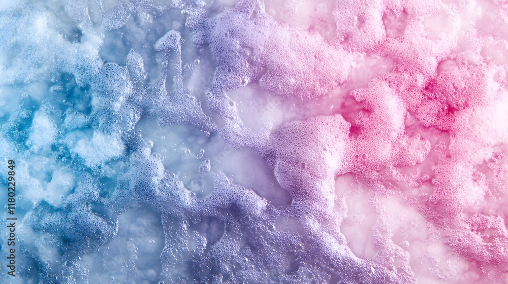 Obraz premium Abstract Blue Pink Foamy Texture Background Image
