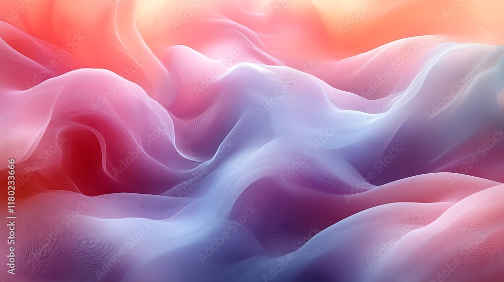 Obraz premium Abstract pastel wave background. (1)
