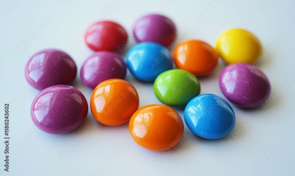 A close-up of assorted candies in vibrant colors, suitable for food packaging or decorative themes. A close-up of assorted candies in vibrant colors, suitable for food packaging or decorative themes.