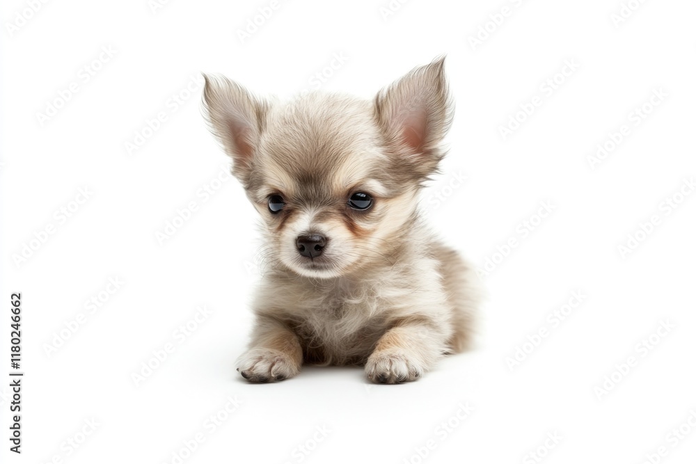 Small Dog on White Surface Small Dog on White Surface