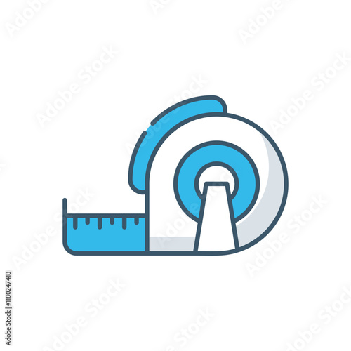 Measuring tape vector icon