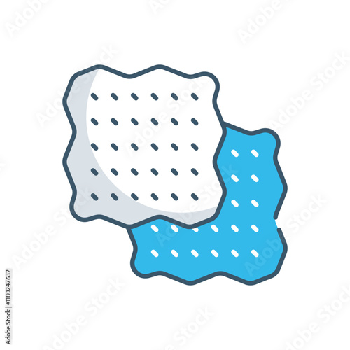 Fabric swatches vector icon