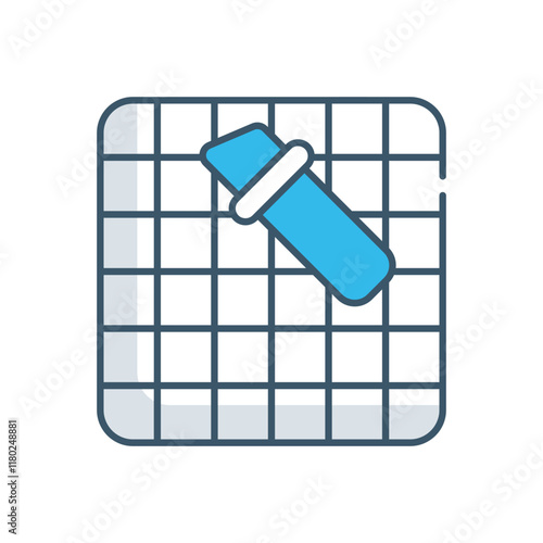 Cutting mat vector icon