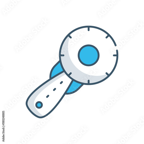 Rotary cutter vector icon