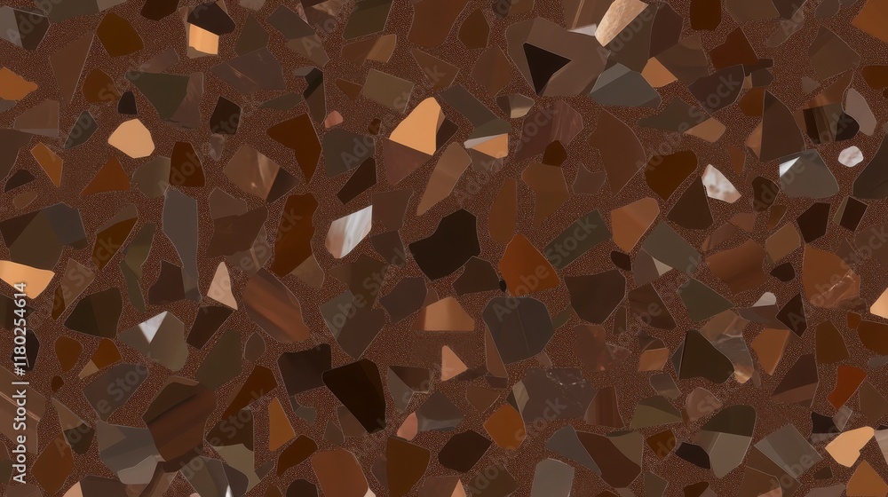 Stunning Brown Terrazzo Mosaic Pattern for Interior Design Stunning Brown Terrazzo Mosaic Pattern for Interior Design