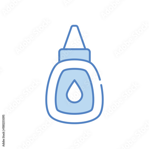 Fabric glue vector icon