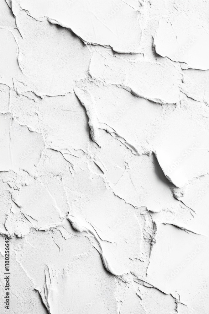 Fototapeta premium Cracked black and white wall
