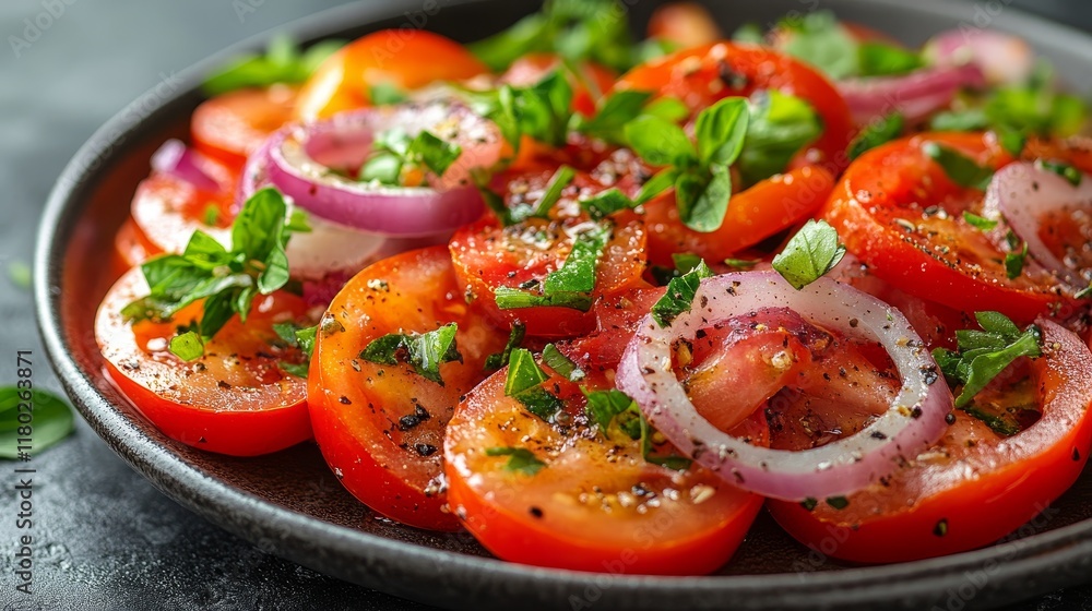 Fresh Salad with Assorted Vegetables, Healthy Eating Concept Fresh Salad with Assorted Vegetables, Healthy Eating Concept