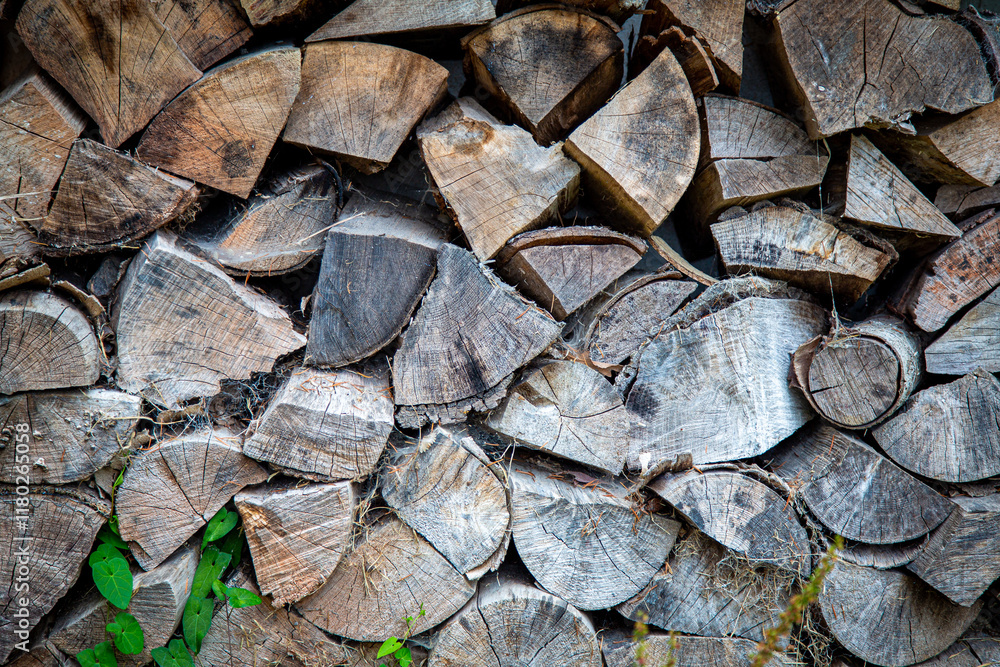 Pile of seasoned chopped firewood. Background. Graphic resource. Pile of seasoned chopped firewood. Background. Graphic resource.
