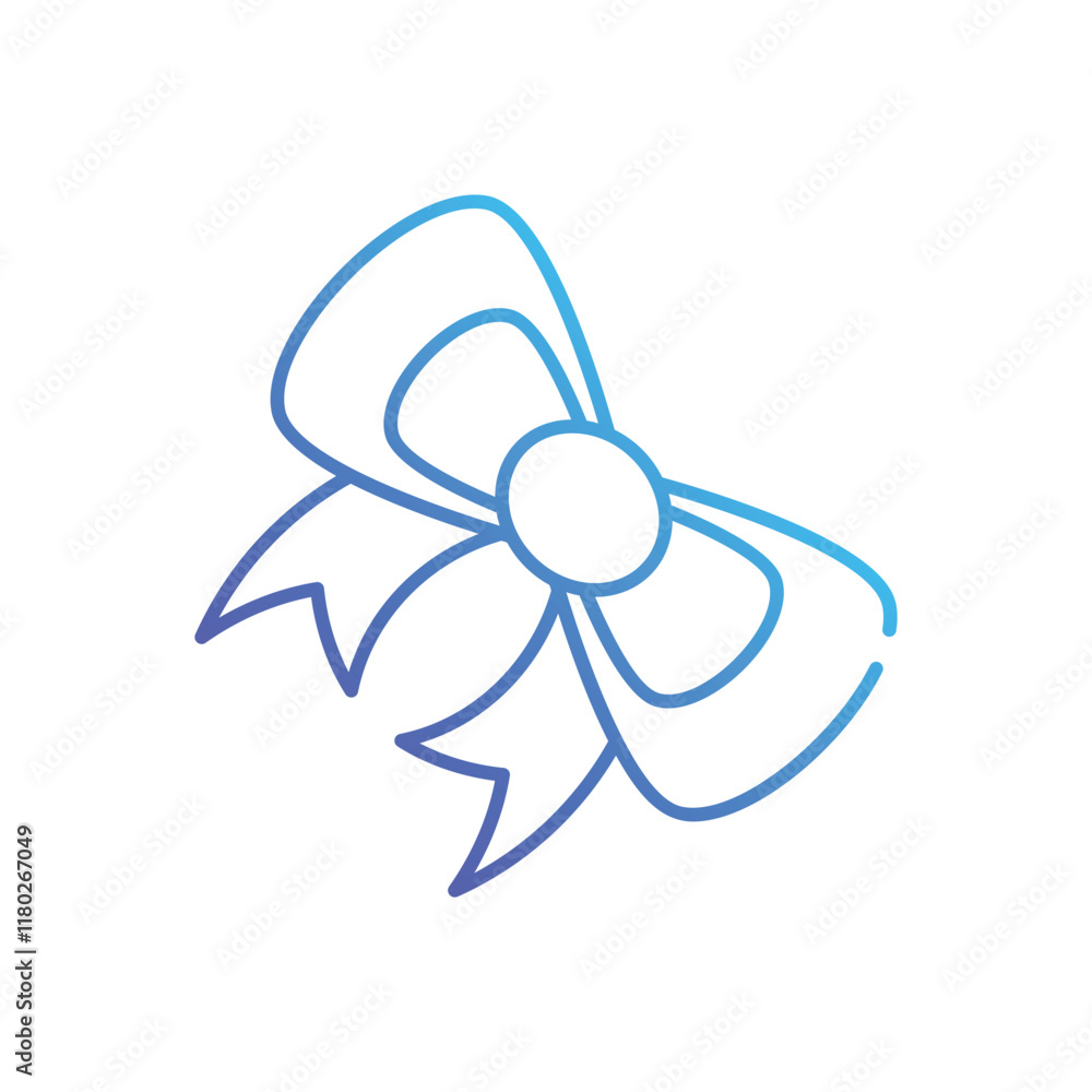 Ribbon vector icon Ribbon vector icon