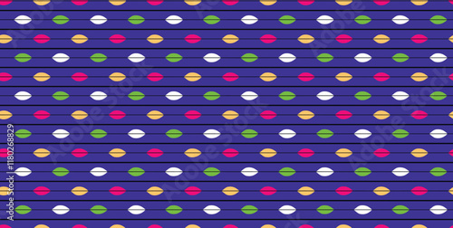 A seamless pattern of blooming summer flowers in vibrant colors, designed to bring warmth and energy to any project.