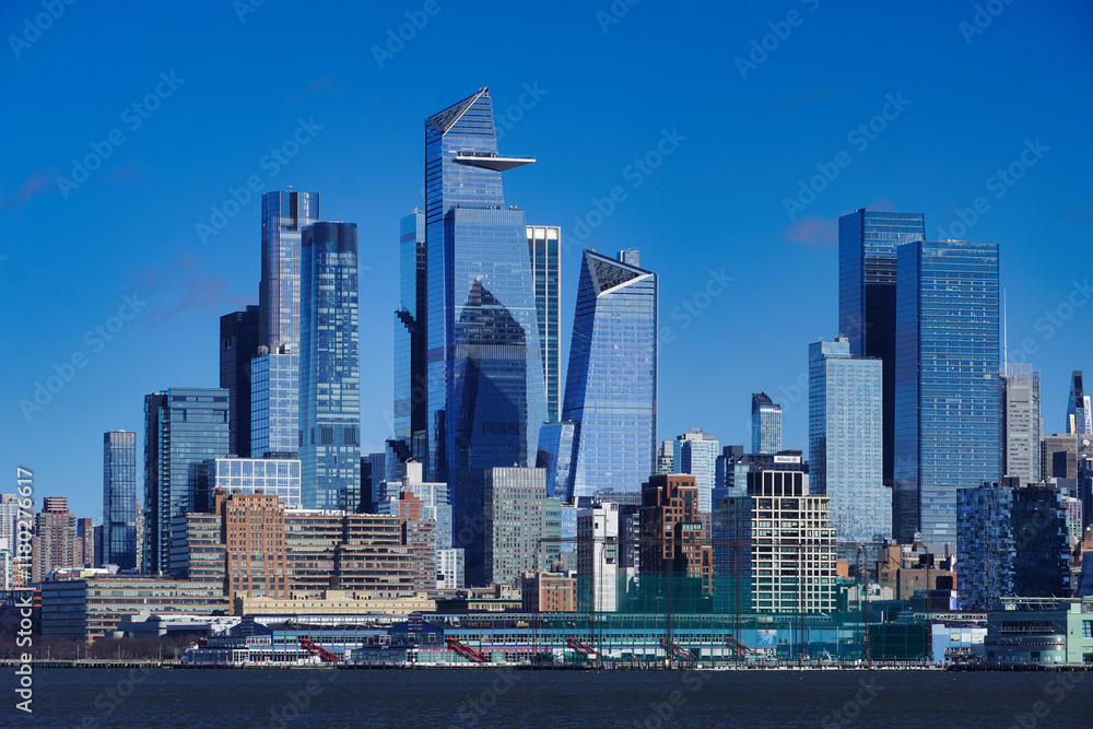 Fototapeta premium New York Midtown seen from Hoboken waterfront.