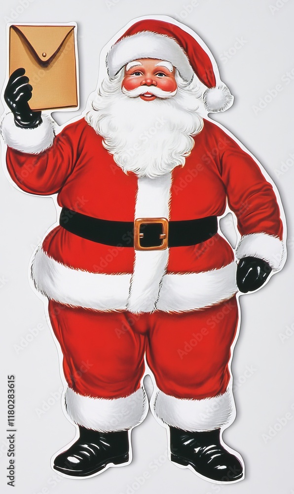 santa claus with a gift santa claus with a gift