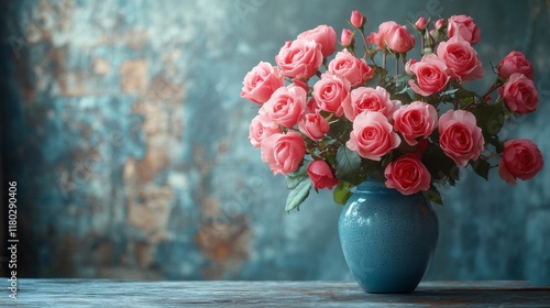 Wallpaper Mural Vase with pink flowers by the window Torontodigital.ca