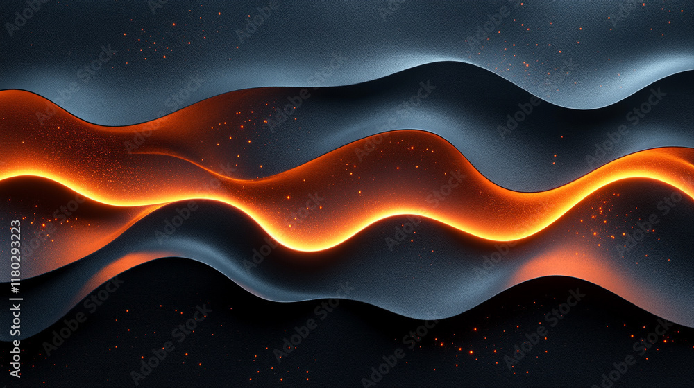 A mesmerizing scene of abstract metallic waves swirling with fiery glow symbolizing energy, motion, and chaotic beauty in an ever-changing world of light and texture
A mesmerizing scene of abstract metallic waves swirling with fiery glow symbolizing energy, motion, and chaotic beauty in an ever-changing world of light and texture