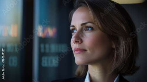 Free Download A woman with a serious expression on her face looking out of a window - GFXLoad