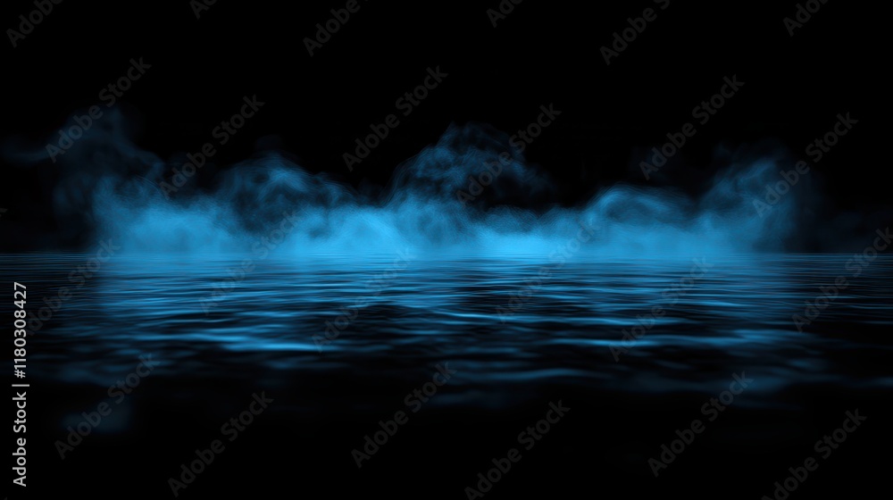 Fototapeta premium blue dark backgroundblue dark background
