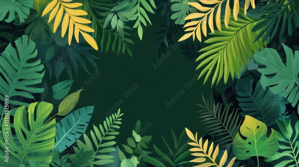 leafy green fern background leafy green fern background