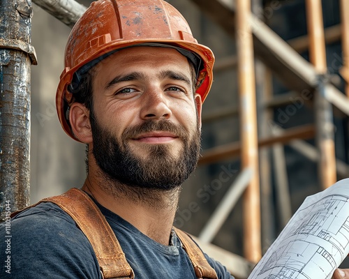 Athletes and Professionals in Action, a construction worker on a site photo