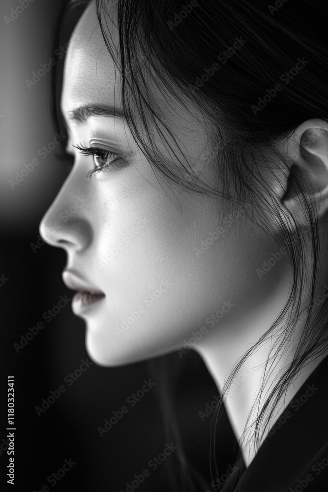 Fototapeta premium Woman's Face Portrait