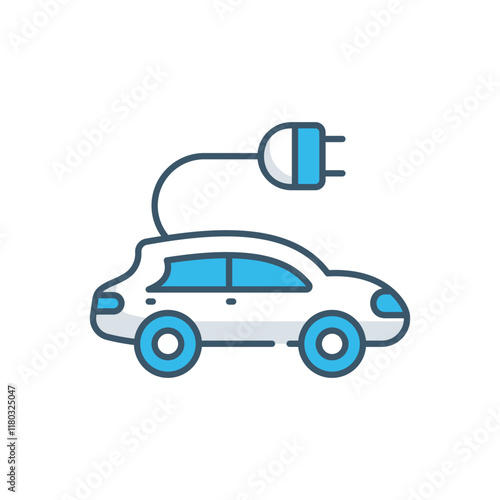 Electric Vehicles vector icon