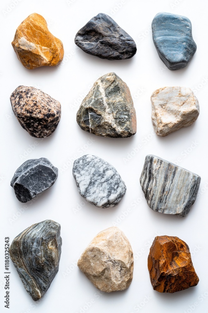 Rocks on White Surface Rocks on White Surface