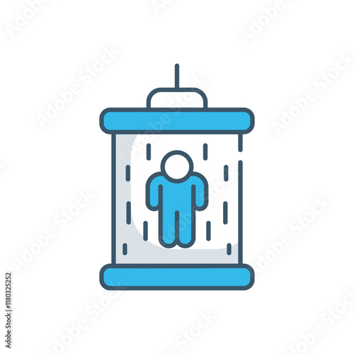 Teleportation  vector icon