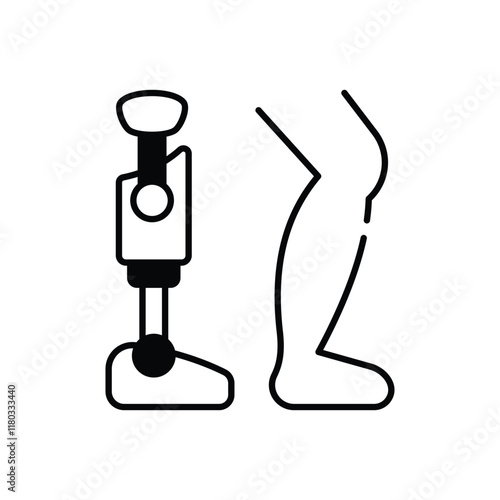 Bionic Limbs vector icon